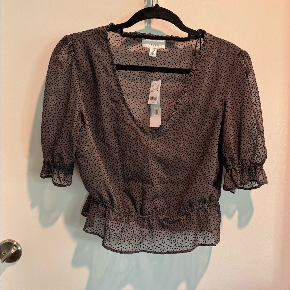 Polka Dot Blouse